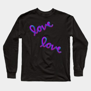 Colorful love Long Sleeve T-Shirt